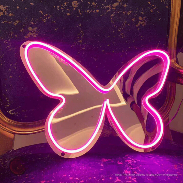 Butterfly Selfie Neon Mirror - Neon Light - Image 3