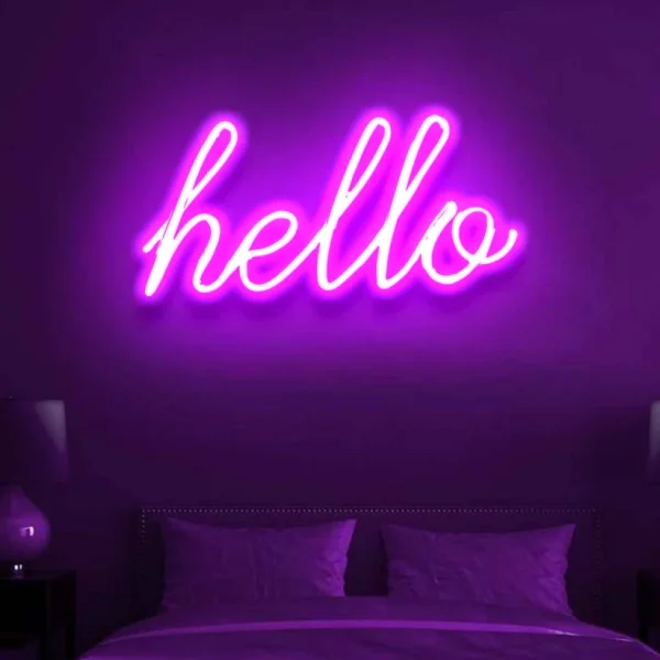 Hello Neon Sign - Neon Light