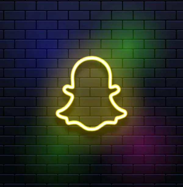 Snapchat Logo Neon Sign - Neon Light