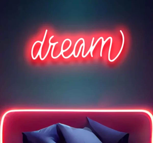 Dream Neon Sign - Illuminate Your Ambitions with Neon Brilliance Neon Light