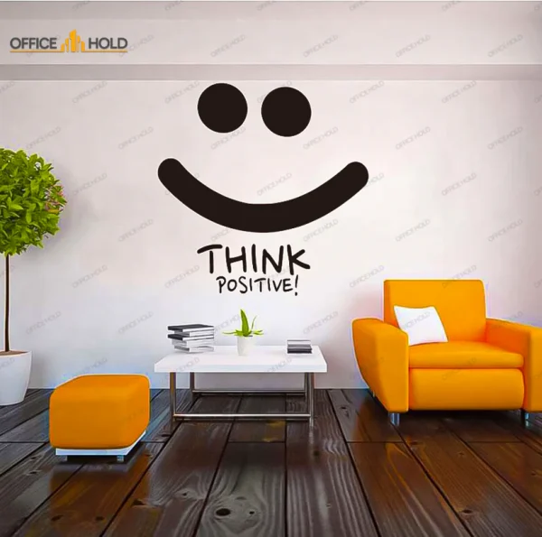 Think Positive Motivational Company Culture Art