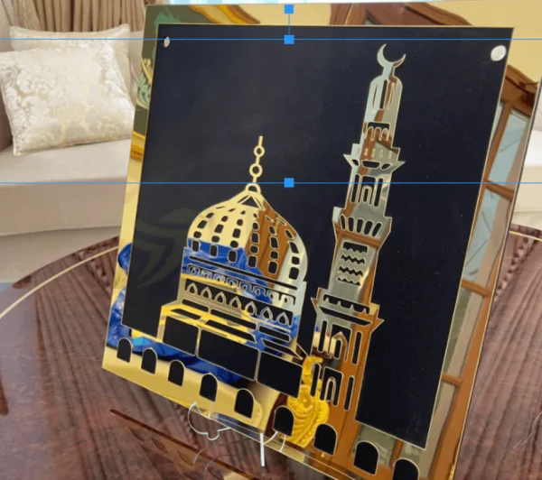 Islamic Wall hanging Khana Kaaba and Roza Rasool (SAW) Set - Walls Decor - Image 2