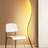 Modern Wavy Twisted Standing Corner Neon Lamp - Image 2