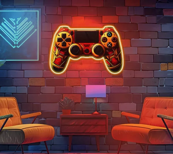 Game Console UV Neon Controller Light | Illuminate Your Play Zone