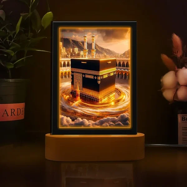 Kaaba Islamic Light Frame | Poster Neon Light Box - Image 3