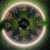 Premium X Shape Neon Clock Modern Style Ambient Light - Image 2
