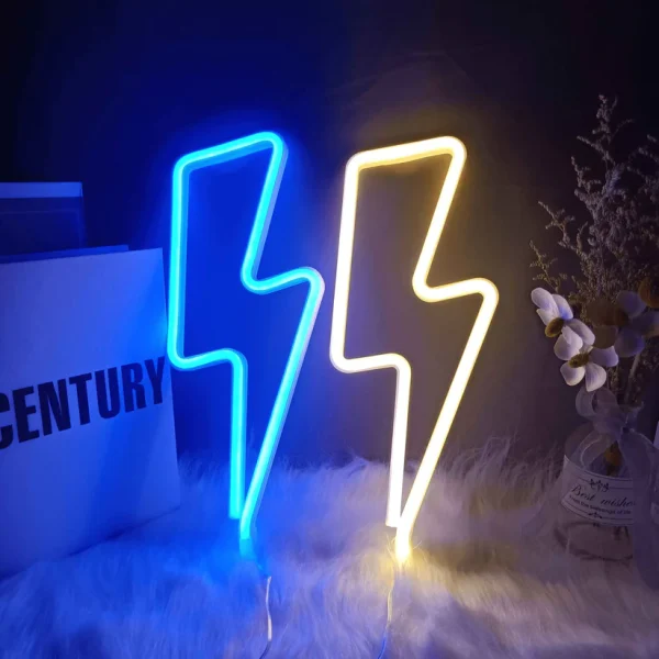 Neon Light Power/Energy Art Sign - Unleash the Brilliance with Neon Art - Image 2