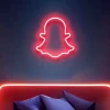 Snapchat Logo Neon Sign - Neon Light - Image 3
