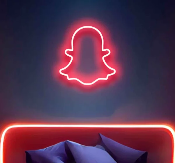 Snapchat Logo Neon Sign - Neon Light - Image 3